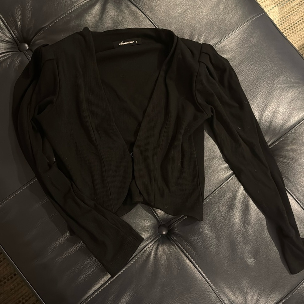 Button crop top